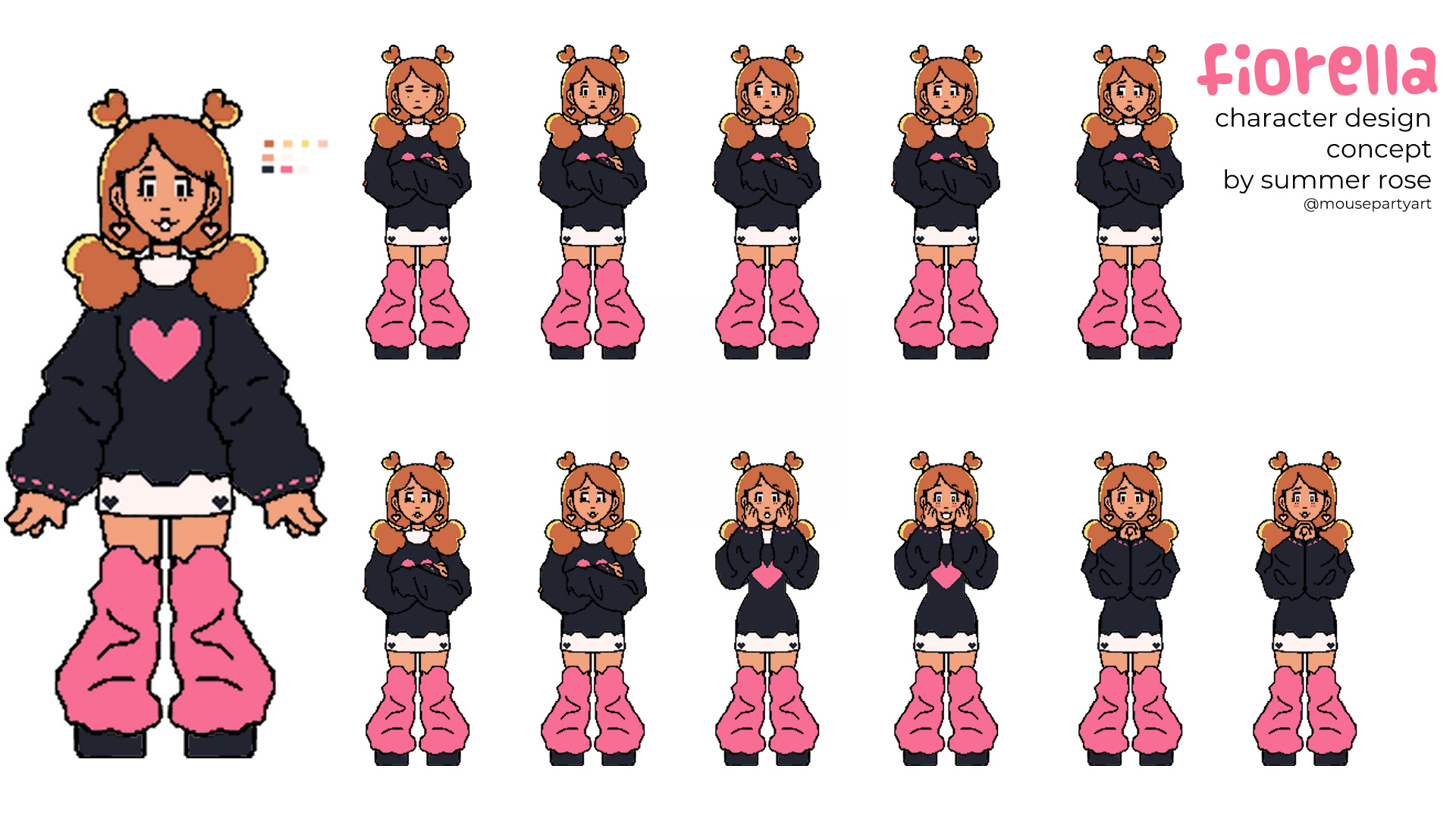 concept art for fiorella: the real girl