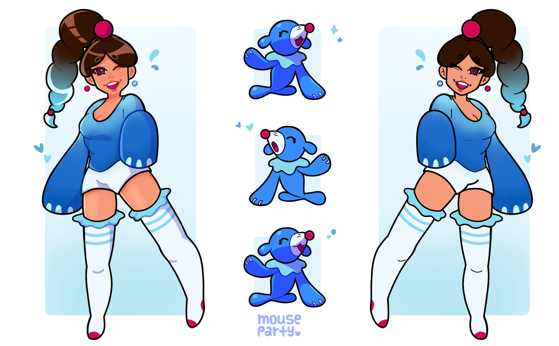 human design of popplio from pokémon
